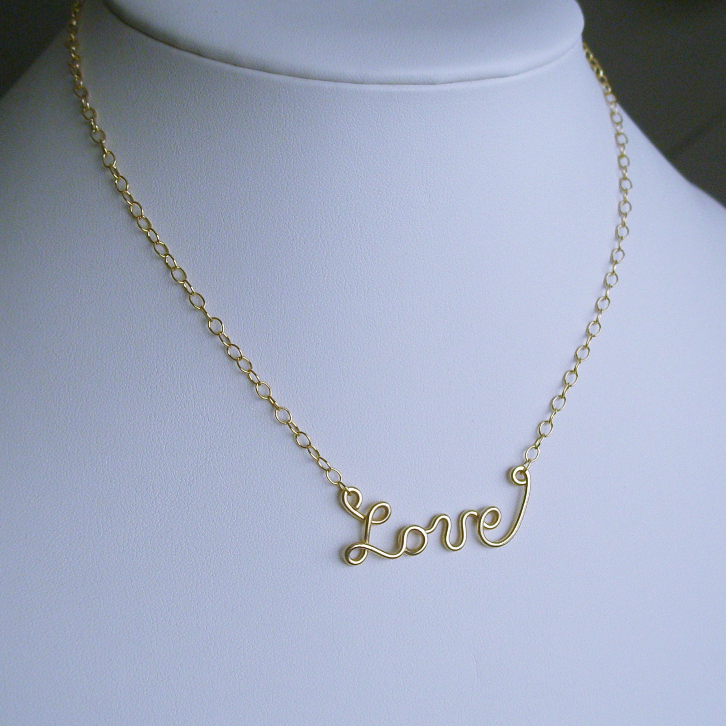 Golden Love necklace (14K gold filled)