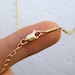 Golden Love necklace (14K gold filled)