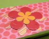 Pink, Red and Orange Moo Card or Storage Gift Tin - tin21