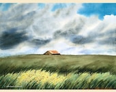 Sonoma Barn, Fine Art Print 9x7