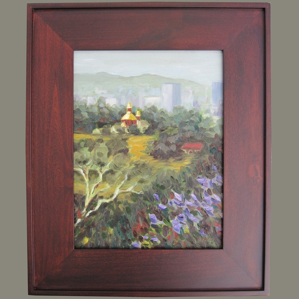 Elysian Park, Los Angeles, Original Art 9x12