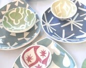 Drip plate blue asterisk Made To Order