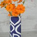 Mod cobalt blue vase as seen in Cottages and Bungalows Jan 2012----READY TO SHIP