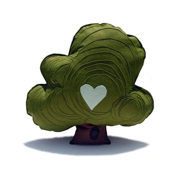 Tree Pillow - Hi Mr Oak Tree