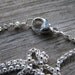 PMC Fine Silver Stamped Disc Pendant Turn Over A New Leaf Fresh Start Necklace on Sterling Chain