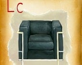 Modern Design Deck- L is for Le Corbusier - small print