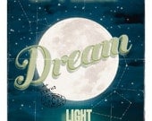 May A Luminous Dream Light the Way - Full Moon - Large Print