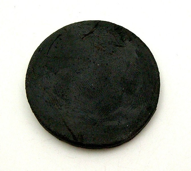 Matte Rough Honeycomb Raku Fired Ceramic Cabochon Tile Raku Jewelry Supplies Handmade by MAKUstudio