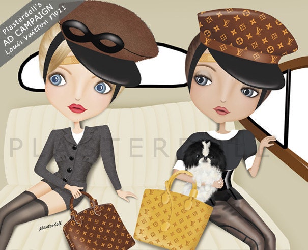 Plasterdoll Ads for Louis Vuitton 10 x 12 inches Art Print