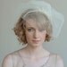 Double layer tulle and russian veil headband - Style 020 - Ready to Ship - Best Seller