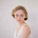 Bridal mini veil with rhinestones - Rhinestone adorned mini tulle veil - Style 145 - Ready to Ship - Best Seller