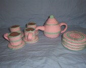 Crochet Tea set