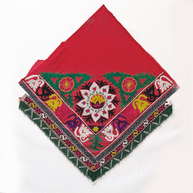 Vintage Uzbek Textile: Ethnic Wallhanging, Saye Gosha 566