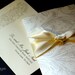 Ivory Flourish Wedding Inviation