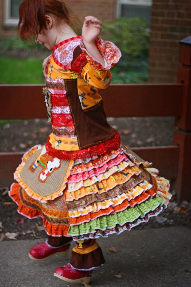 Custom Boutique Thanksgiving Applique Set 2t to 12