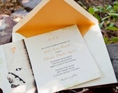 Aspen Love - Outdoor Wedding Invitation on Recycled or Cotton Card Stock - Design Fee
