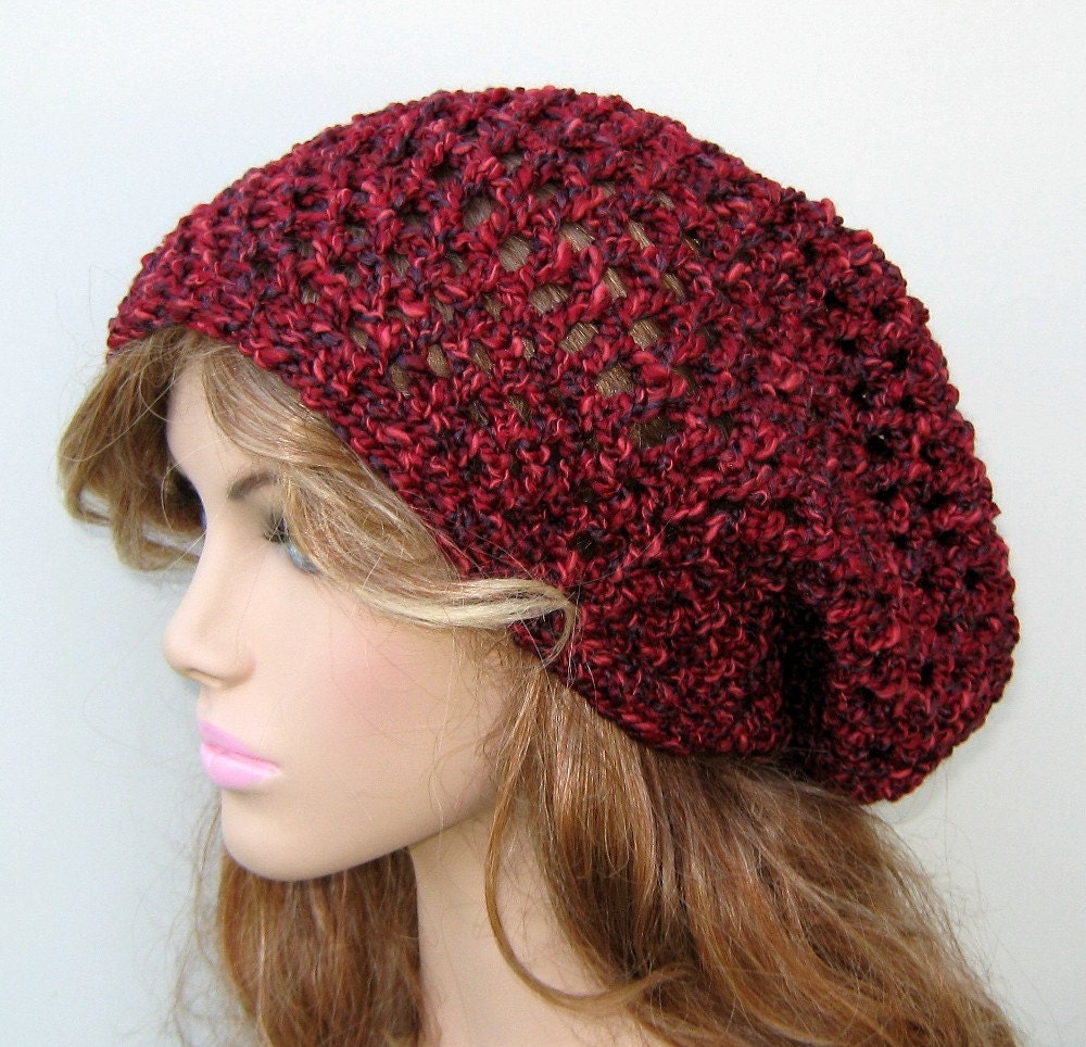 Canyon Glow Tam Hat Hippie Dreadlock Sock Slouchy beanie dread cotton blend