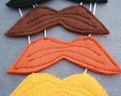 Felt Mustaches, Set of 4