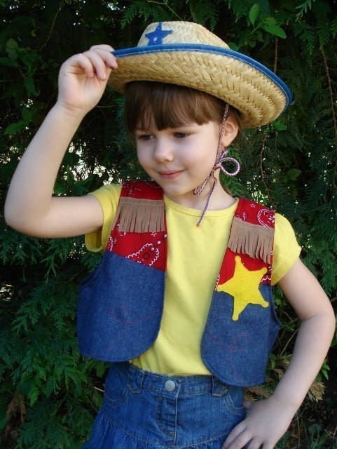 A New Sheriff in Town - Child Cowboy Vest