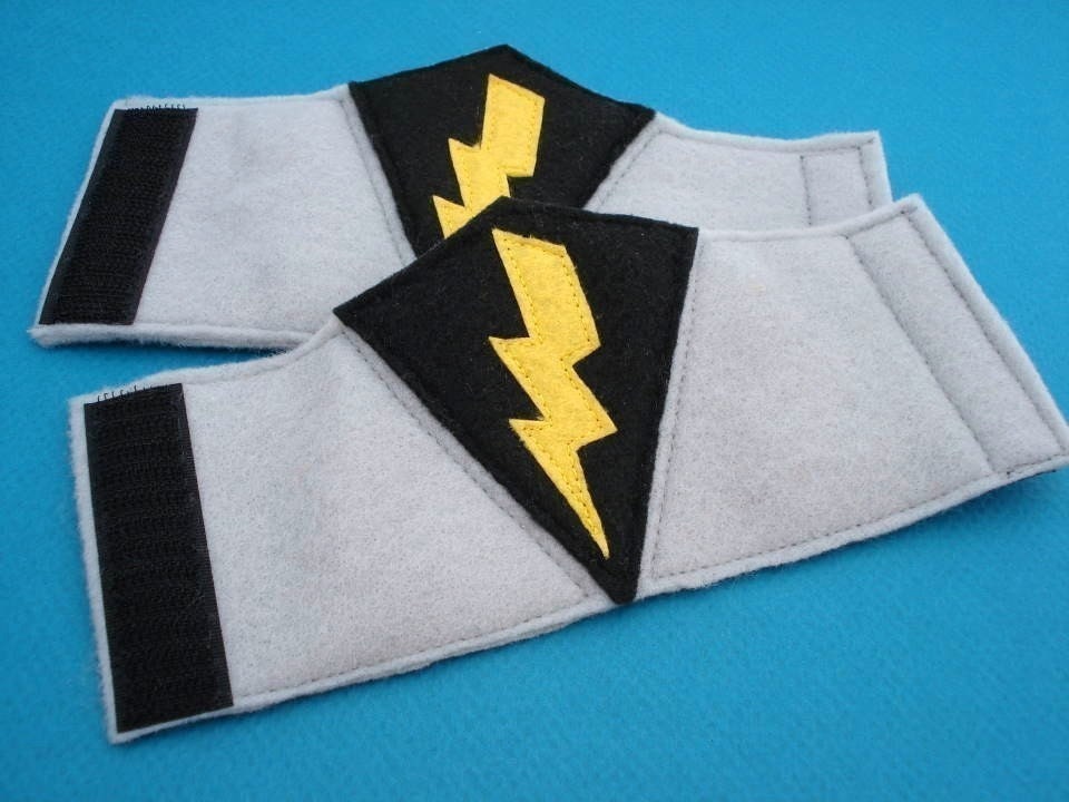 Lightning Bolt Superhero Cuffs