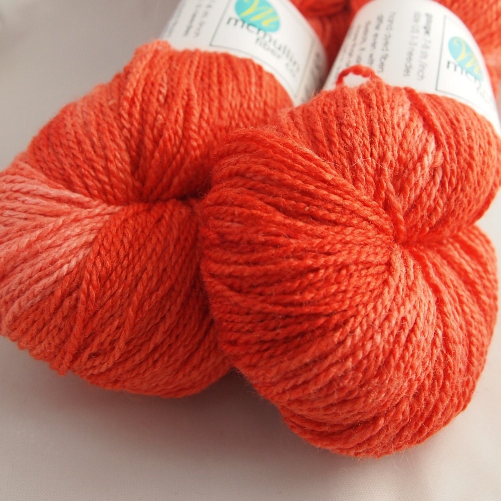 TANGERINE SuperSilky Sock Yarn