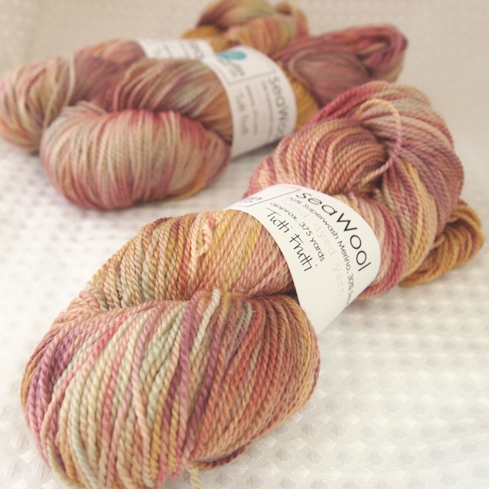 TUTTI FRUTTI - SeaWool Merino/SeaCell Sock Yarn