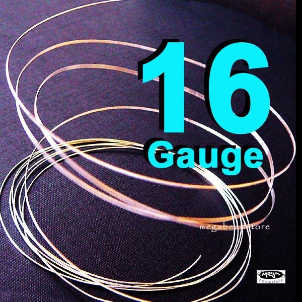 16 Gauge Sterling Silver Wire Round Half Hard - 3 ft