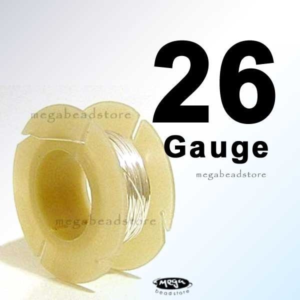 26 Gauge Sterling Silver Wire Dead Soft (DS)  0.5 oz. (38 ft)