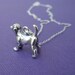 sterling beagle necklace charitable donation