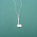 sterling silver axe necklace