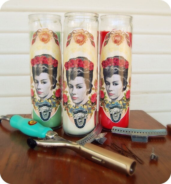Saint Tammy Prayer Candle in White
