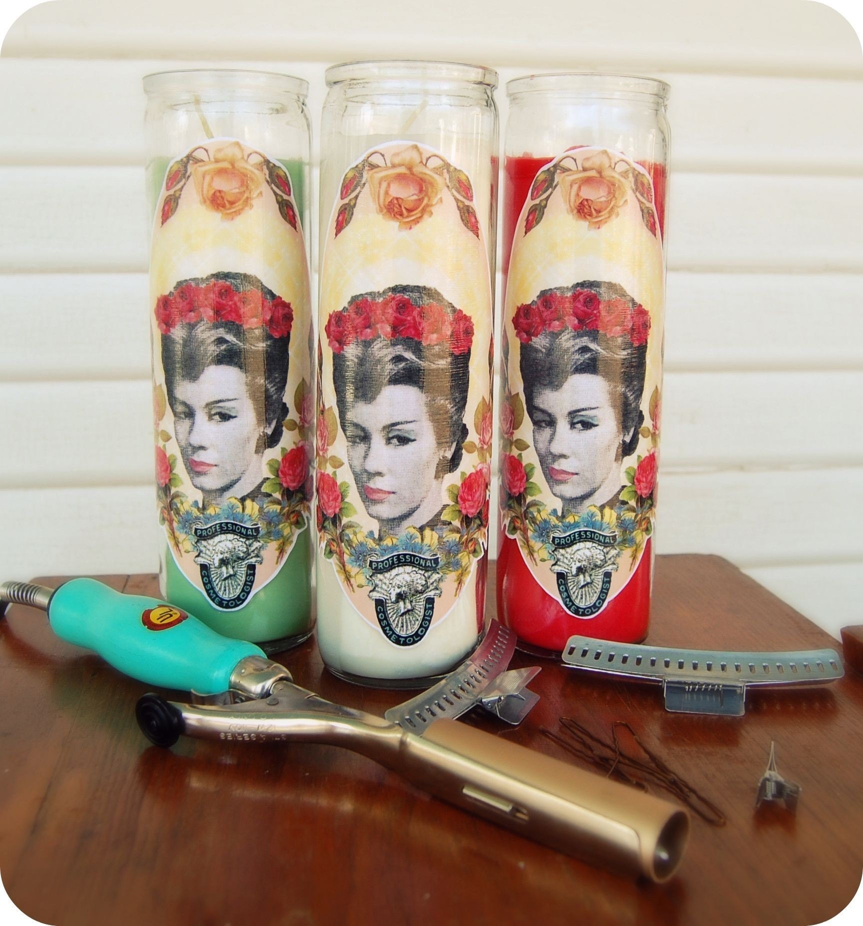 Saint Tammy Prayer Candle in White