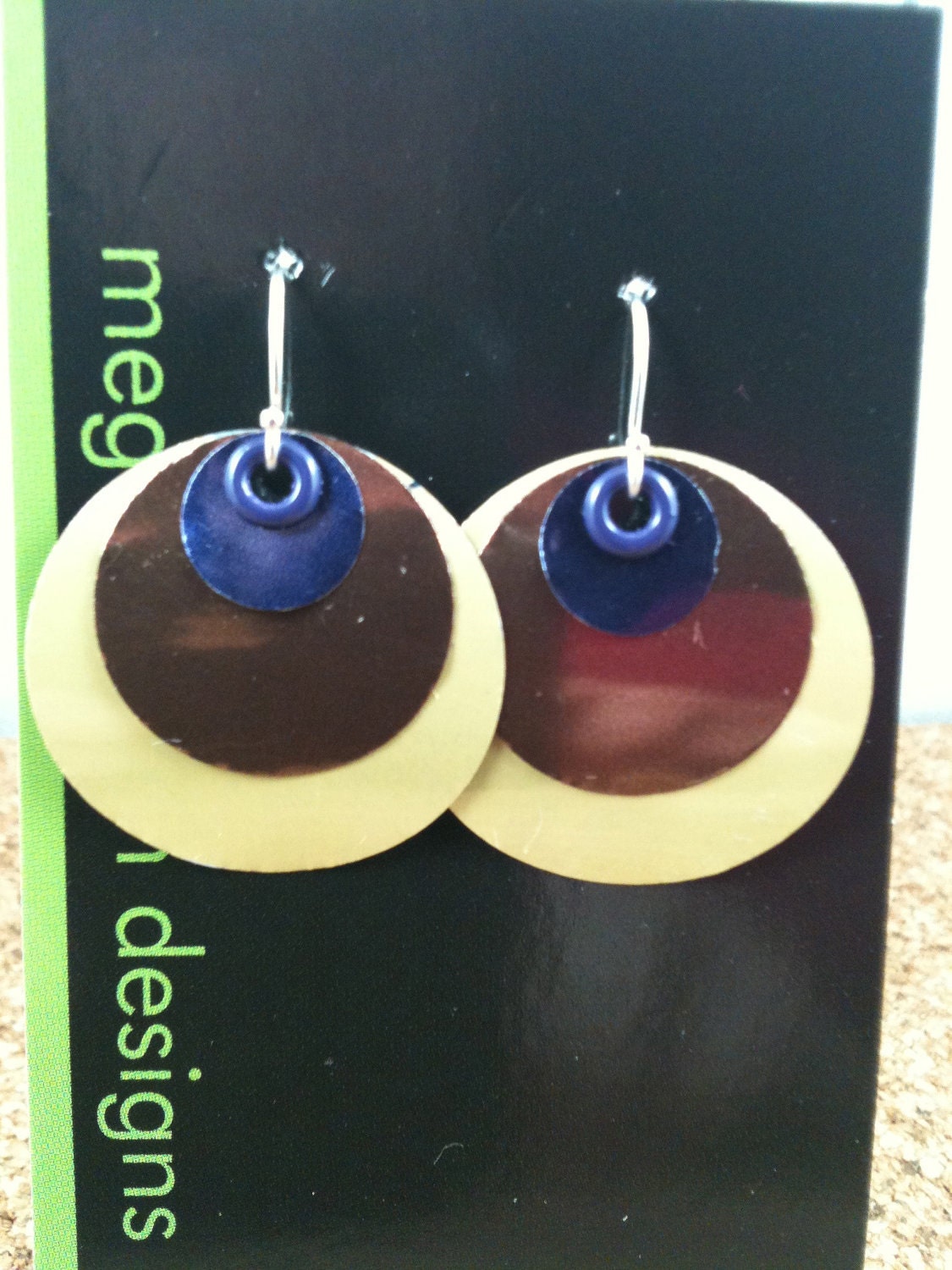 Upcycled Retro Earrings
