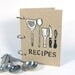 Blank Recipe Book (4 in x 6 in) - Size No.1