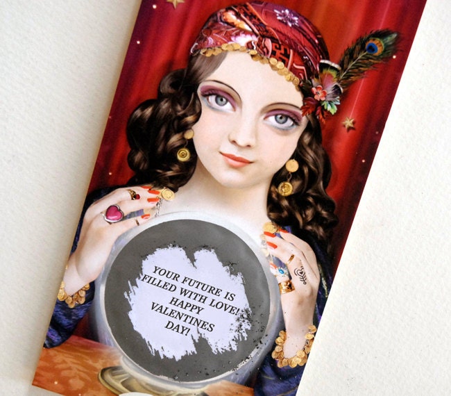 Fortune Teller Custom Reading Scratch Off Card