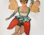 Karmen the Modern Fairy Paper Puppet Doll