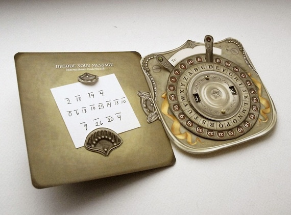 Secret Custom Message Decoder Card