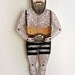 Victorian Tattooed Bearded Man Paper Puppet