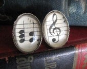Sheet Music cufflinks