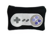 Super Nintendo Controller Pouch - 90s Retro SNES Controller Coin Wallet