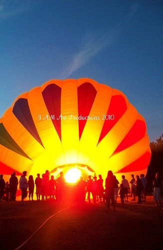 8x10 Photo Hot Air Balloon Portrait