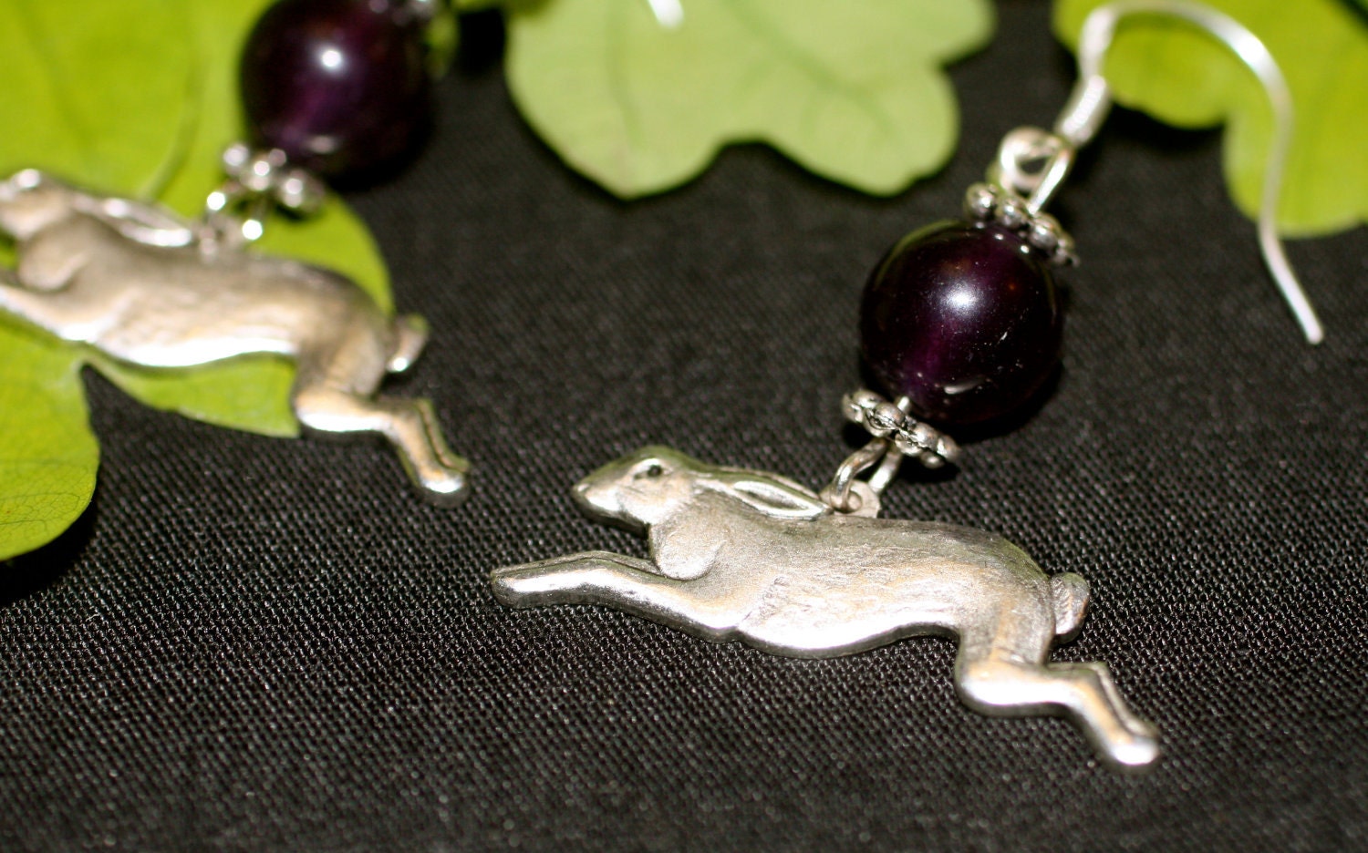 Leaping Hare earrings