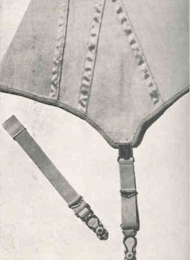 Garter Belt Suspender Belt Lingerie 1940s Vintage Sewing Pattern  PDF INSTANT Download