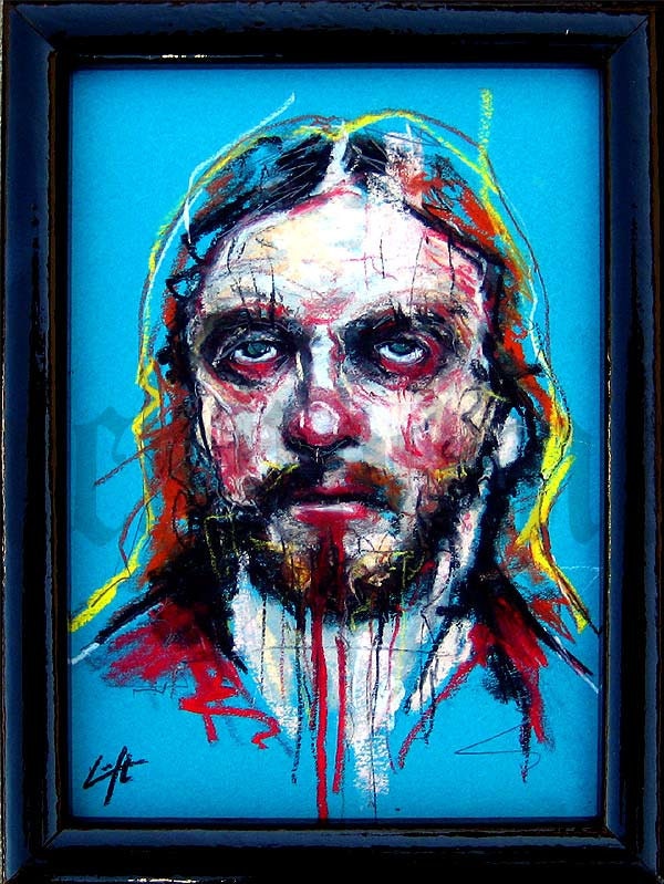 Abstract Jesus Art