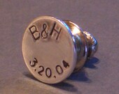 Personalized Copper Tie Tack for csvrda