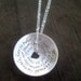 Hand Stamped Domed Pendant with Quote by donnadodesigns