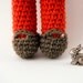 girl toy children fox forest crochet amigurumi plushie .. little poppy .. toy