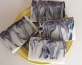 Peppermint Soap Creamy Peppermint with Chocolate Swirl Goat Milk Soap
