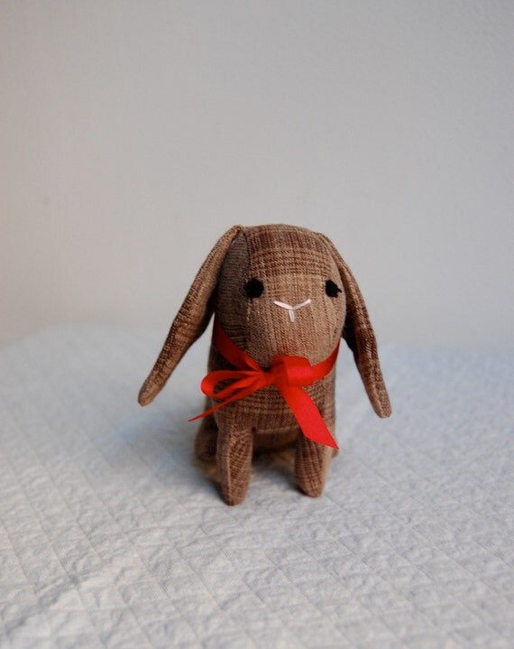 Medium Plaid Bunny