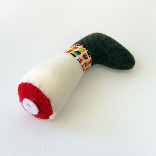 Handmade Catnip Cat Toy - Severed Leg Cat Toy - Paternity Test Sock - Holiday Pet Gifts
